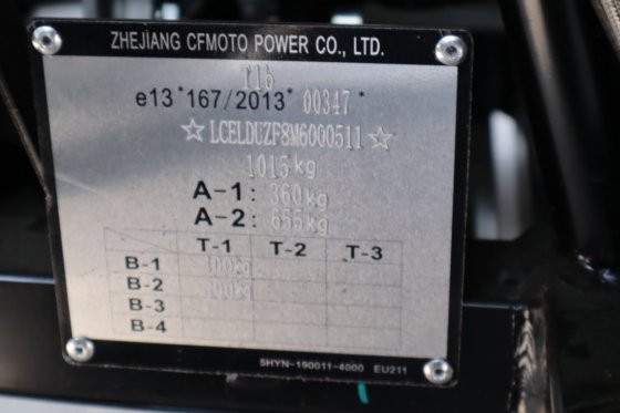 2021 CFMOTO UFORCE600