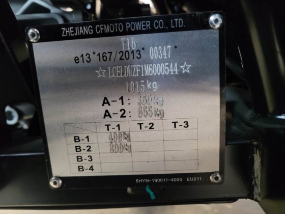 2023 CFMOTO UFORCE600