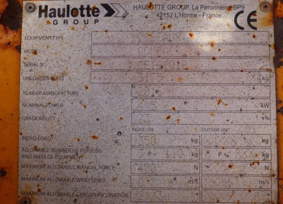 2016 HAULOTTE Compact 14