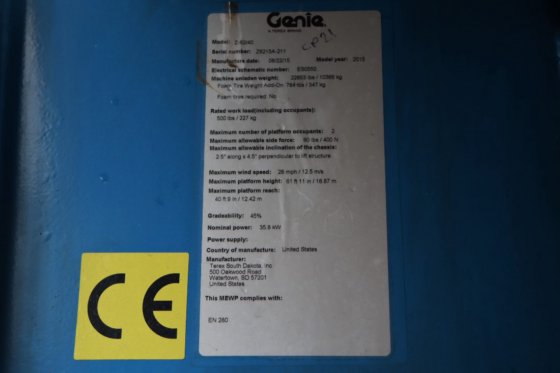 2015 ジーニー Z62/40