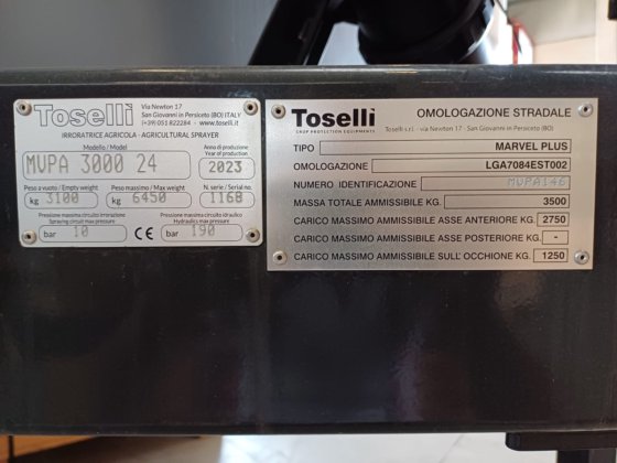 Toselli Marvel Plus 3000 gezogenes