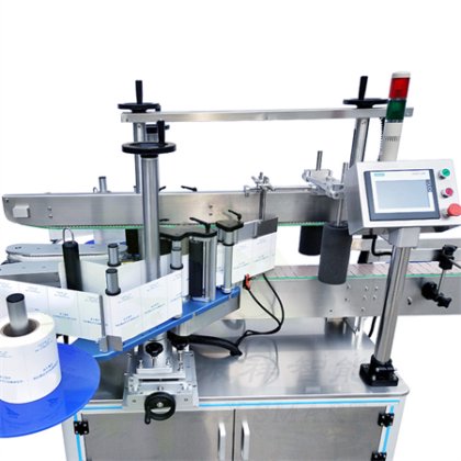 不干胶平贴洗发水洗涤剂瓶双面贴标机