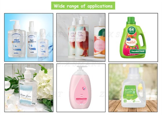 全自动洗涤剂洗发水液体香皂沐浴露乳液灌装生产线