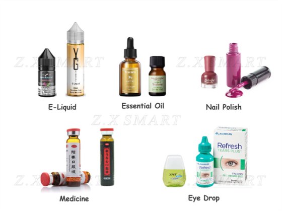 CBD 油精油酊剂滴管瓶灌装旋盖机