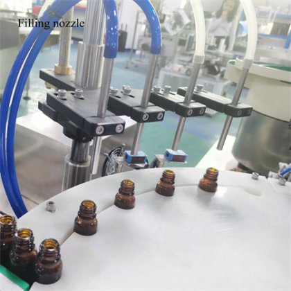 CBD 油精油酊剂滴管瓶灌装旋盖机