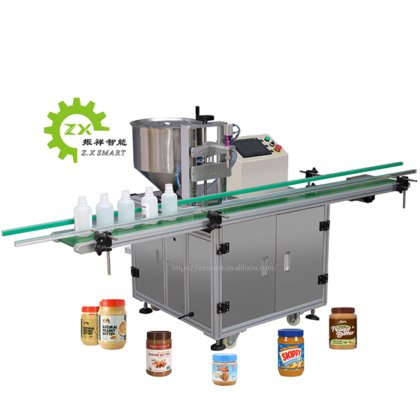 番茄酱辣酱花生酱单头转子泵灌装机