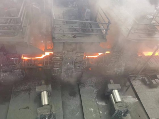 550mm熱間圧延機ランニングミル