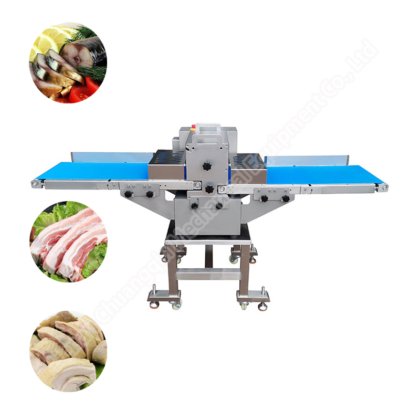Fully Automatic Meat Slicer Machine Chicken Cutlets Cut Machine Lamb ...
