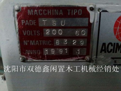 91-06 日本自动双头公母榫机（公）