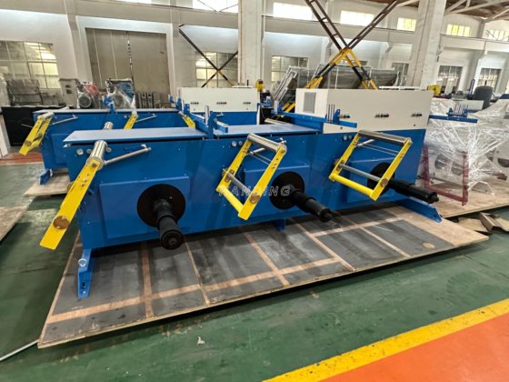 手动双面多梭电动收线机