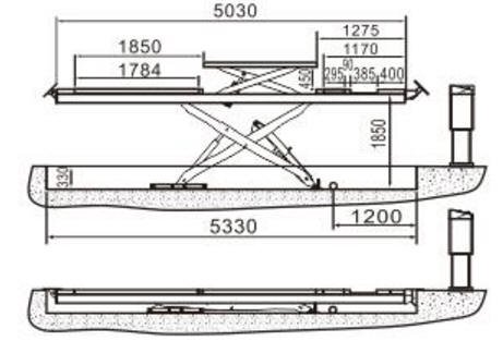 HC640DJ 双剪升降机