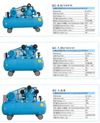 Piston type air compressor