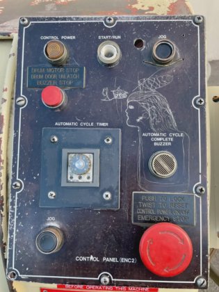 Timesaver HZ-30 Rotary Tumbler Deburring