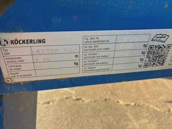 2022 Köckerling Vector 900