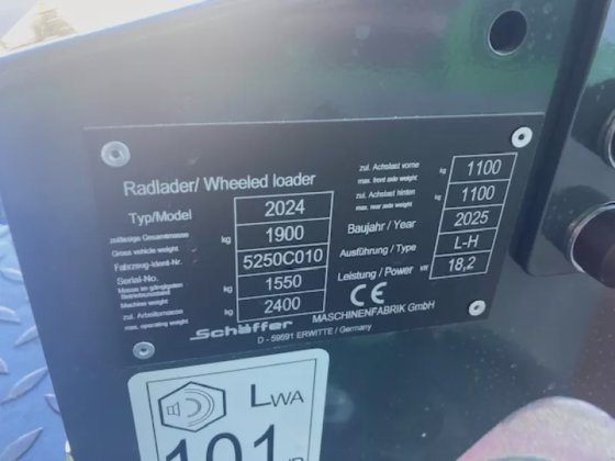 2025 Schäffer Hoflader Typ 2024