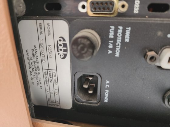 Doble F2500 Test System Convertible