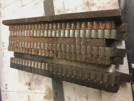 SET OF 9 ENGINE TURNING