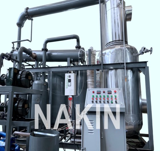Waste Engine Oil Recycling Plant Crude Oil Distillation Machine Old