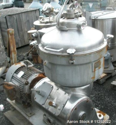 Used-Alfa Laval SRG-214-14HH Solid Bowl