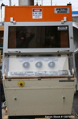 Used-Fette D-Tooled Tablet Press, Model