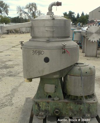 Used- Sharples DH-3 Nozzlejector Centrifuge,