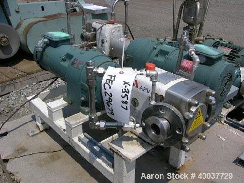 Used- APV Rotary Lobe Pump,