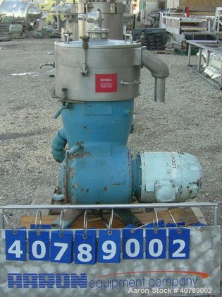 Used- Delaval AA-00 Solid Bowl