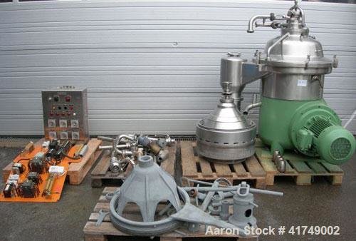 Used-Westfalia SA-60-47-076 Desludger Disc Centrifuge,