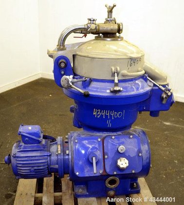 Used- Delaval-Alfa Laval MAPX-207 Desludger