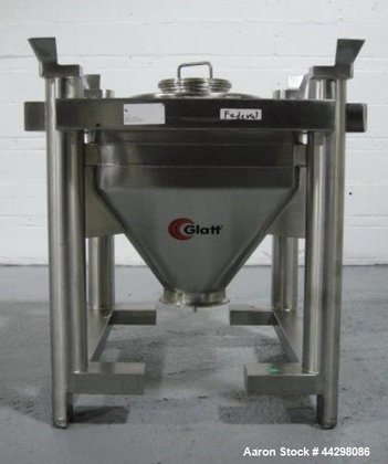 Used- Glatt Tote Bin, 3.5