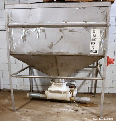 Used-Stainless Steel Hopper. Includes a