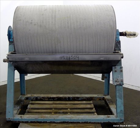 Used- Larsson Rotary Drum Vacuum