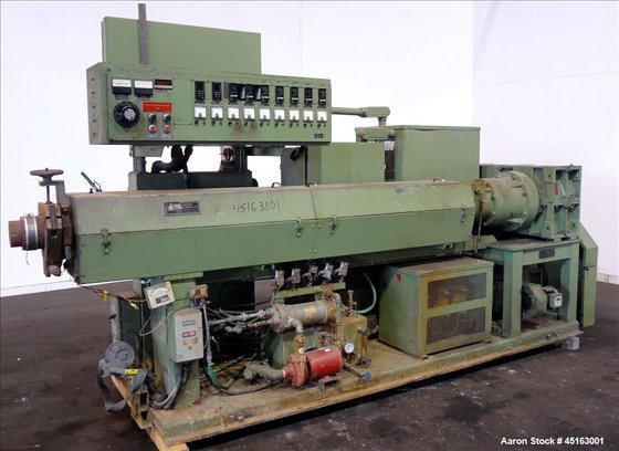 Used- DeltaPlast 3-1/2" Single Screw