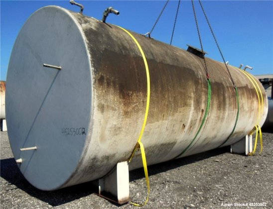 Used- Tank, 15,000 Gallon, Carbon