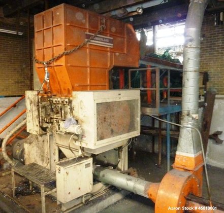 Used- Cumberland Helical Granulator, Hog",