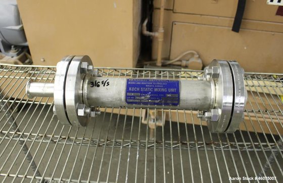 Used- Koch-Glitsch Static Mixer, Type