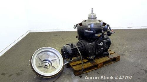 Used- Westfalia SAOOH-4006 Disc Centrifuge.