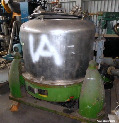 USED: Heine perforated basket centrifuge.