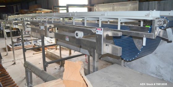 Used- Safeline Conveyor. Approximately 17