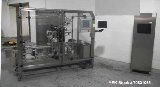 Used- Uhlmann carton labeler, model