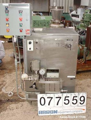 Used- Niro Homogenizer, Stainless Steel.