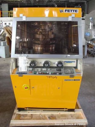 Used- Fette Single Sided Tablet