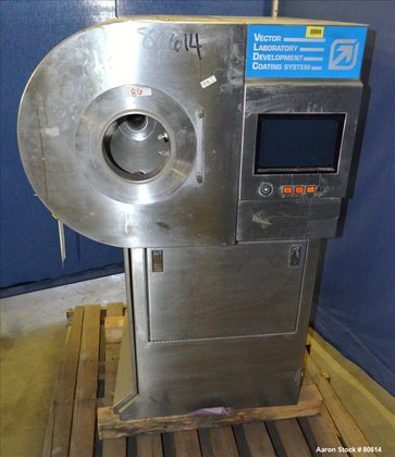 Used- Vector/Freund Hi-Coater Coating Pan,