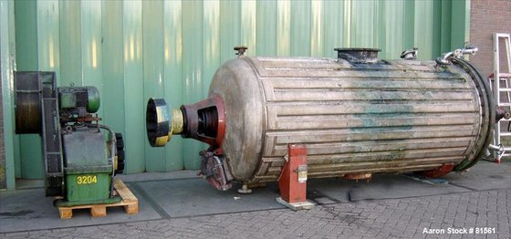 USED: Buss rotary vacuum dryer,