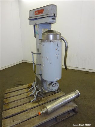 USED: Sharples MV26RR.210G.1H Super Centrifuge,