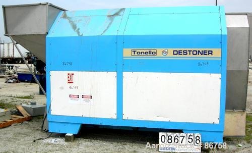 Used- Tonello Destoner Separator. 70"