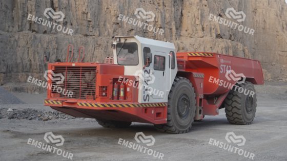Underground Low Profile Diesel Articulated Mining Truck with Volvo ...