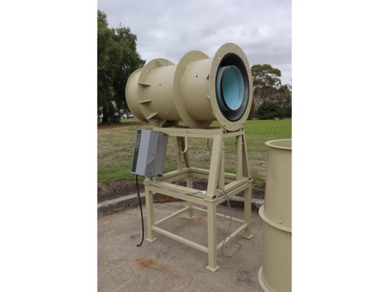 LABORATORY WIND TUNNEL AIRFLOW TESTING RIG WITH VFD - 5.2M LONG WIND ...