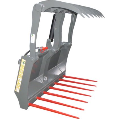 Manhandler Fork MANURE FORK WITH DOWNHOLDER for loader from 0,6 to 2tons lifting ...