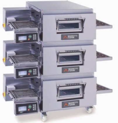Moretti Forni Model T97G Triple Level Gas Conveyor Oven in Dandenong,  Australia